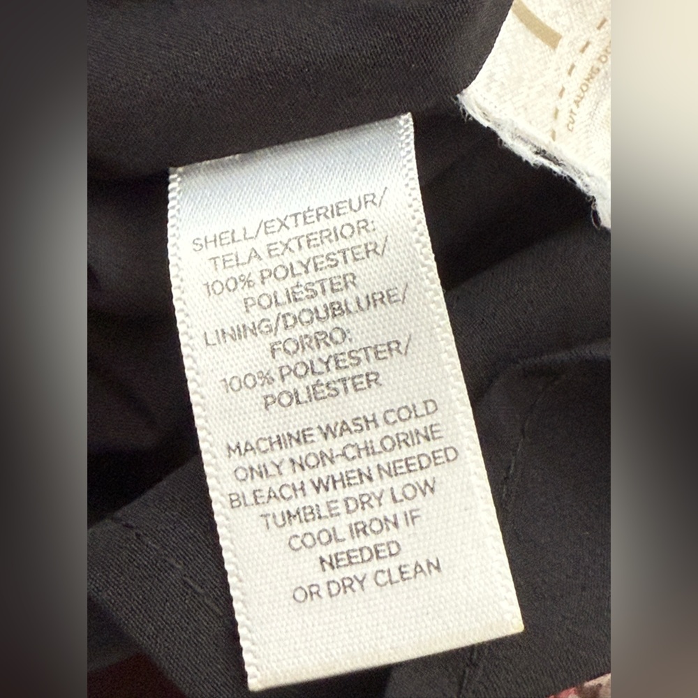 Loft Black Oversized Patterned Long Puff Sleeve D… - image 3